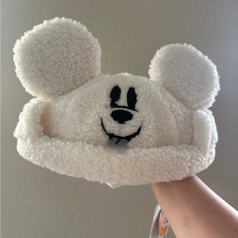 Japan Tokyo Disney Resort Halloween 2023 Ghost Cap Hat Fluffy Ears Mickey